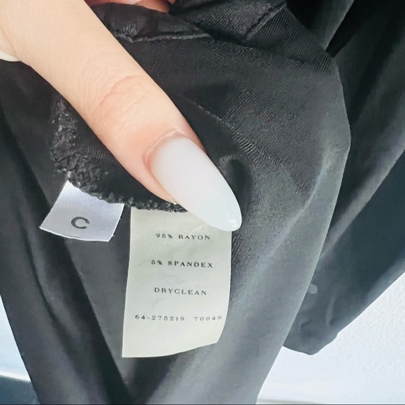 ANN Taylor Pettit Black TIE-WAIST MIDI SHIRTDRESS - Small - Picture 8 of 9